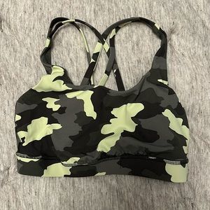 Lululemon Camo Energy Sports Bra